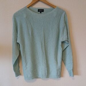 Bartolini Teal Lightweight Women's Cashmere Blend Sweater